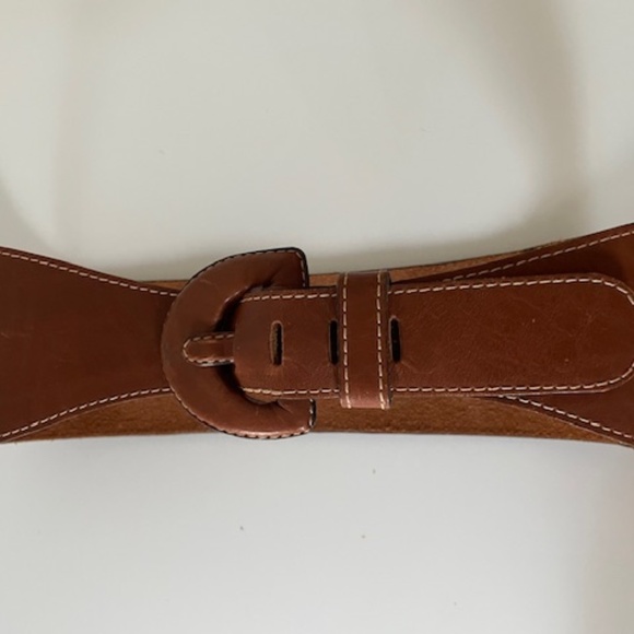 Vintage 80\'s Tan Belt main image 8